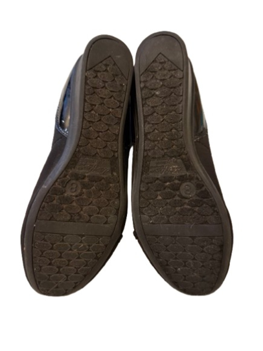 Dexflex Comfort Black Wedge Ballet Flats Size 8 - Picture 6 of 7